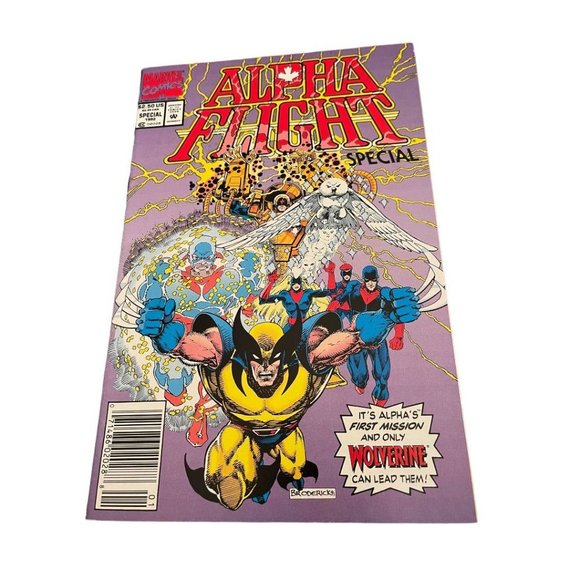 Marvel Alpha Flight Special #1 Marvel Comics 1992 Wolverine 1st Mission - Picture 2 of 8